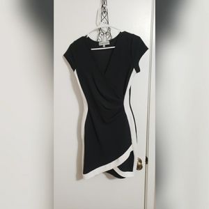 Black and white dress